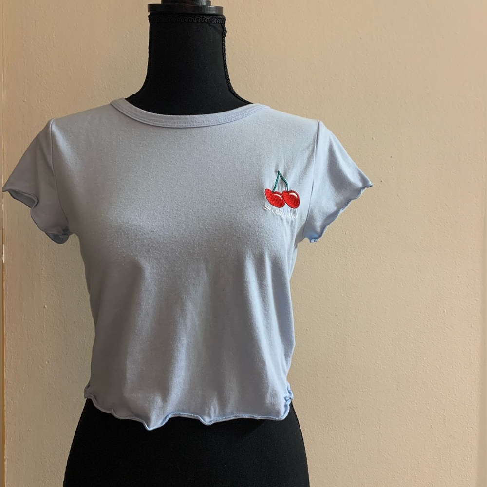 Small Forever 21 cherry t-shirt